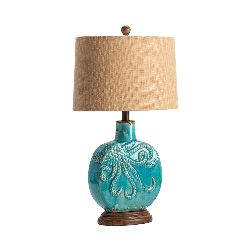 CRESTVIEW COLLECTION CVAP1725 Deep Ocean Table Lamp