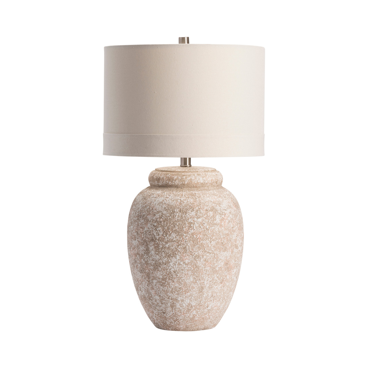 CRESTVIEW COLLECTION CVAZP052 Dune Large Scale Textured Ceramic Table Lamp