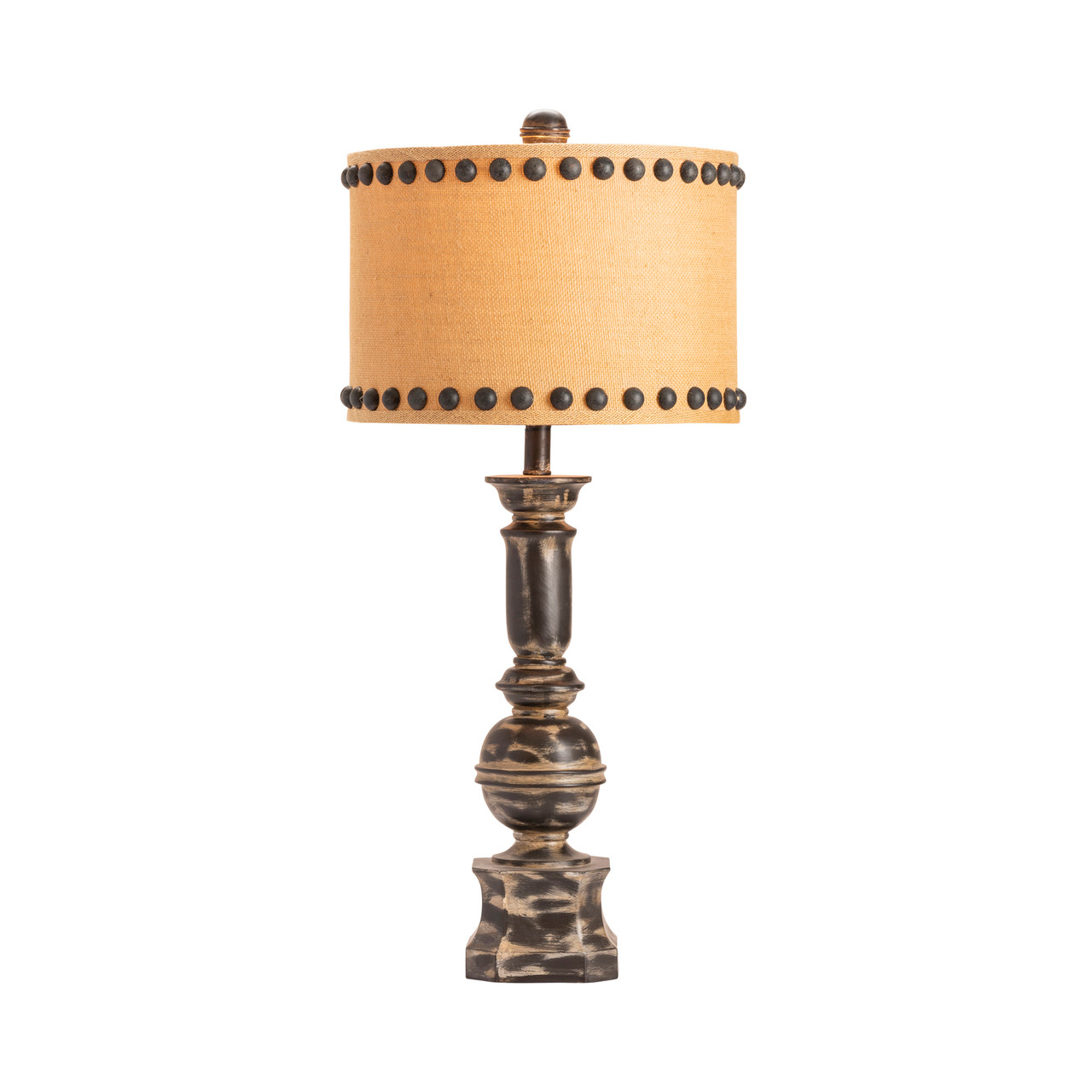 CRESTVIEW COLLECTION CVAUP995 Iron Baluster Table Lamp