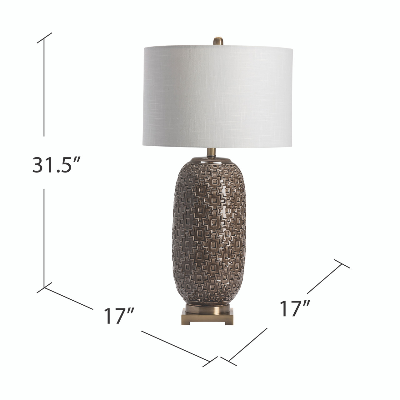 CRESTVIEW COLLECTION CVAP2306 Korbel Table Lamp