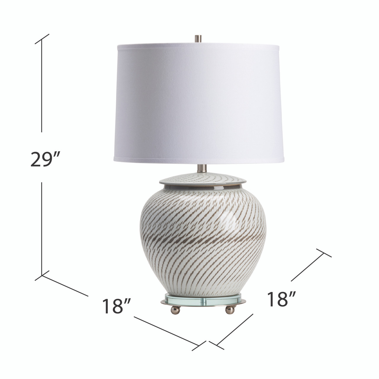 CRESTVIEW COLLECTION CVAZP008 Lise Table Lamp