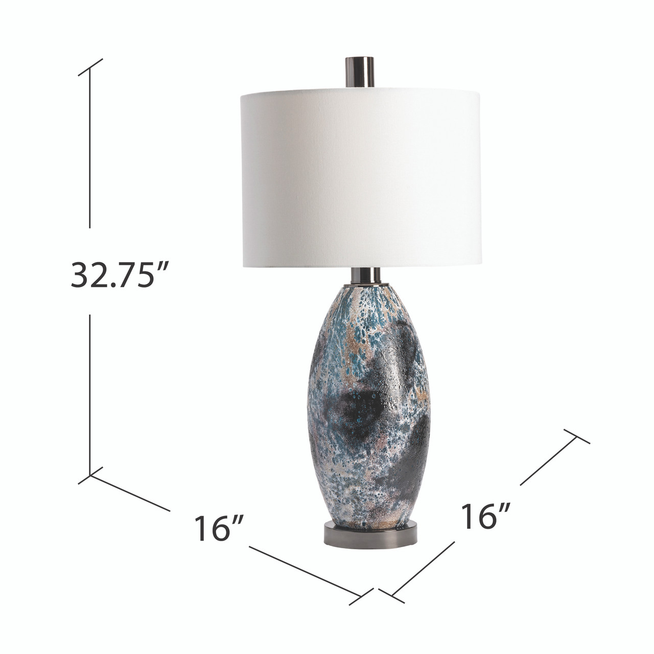 CRESTVIEW COLLECTION CVAZBS041 Logan Table Lamp