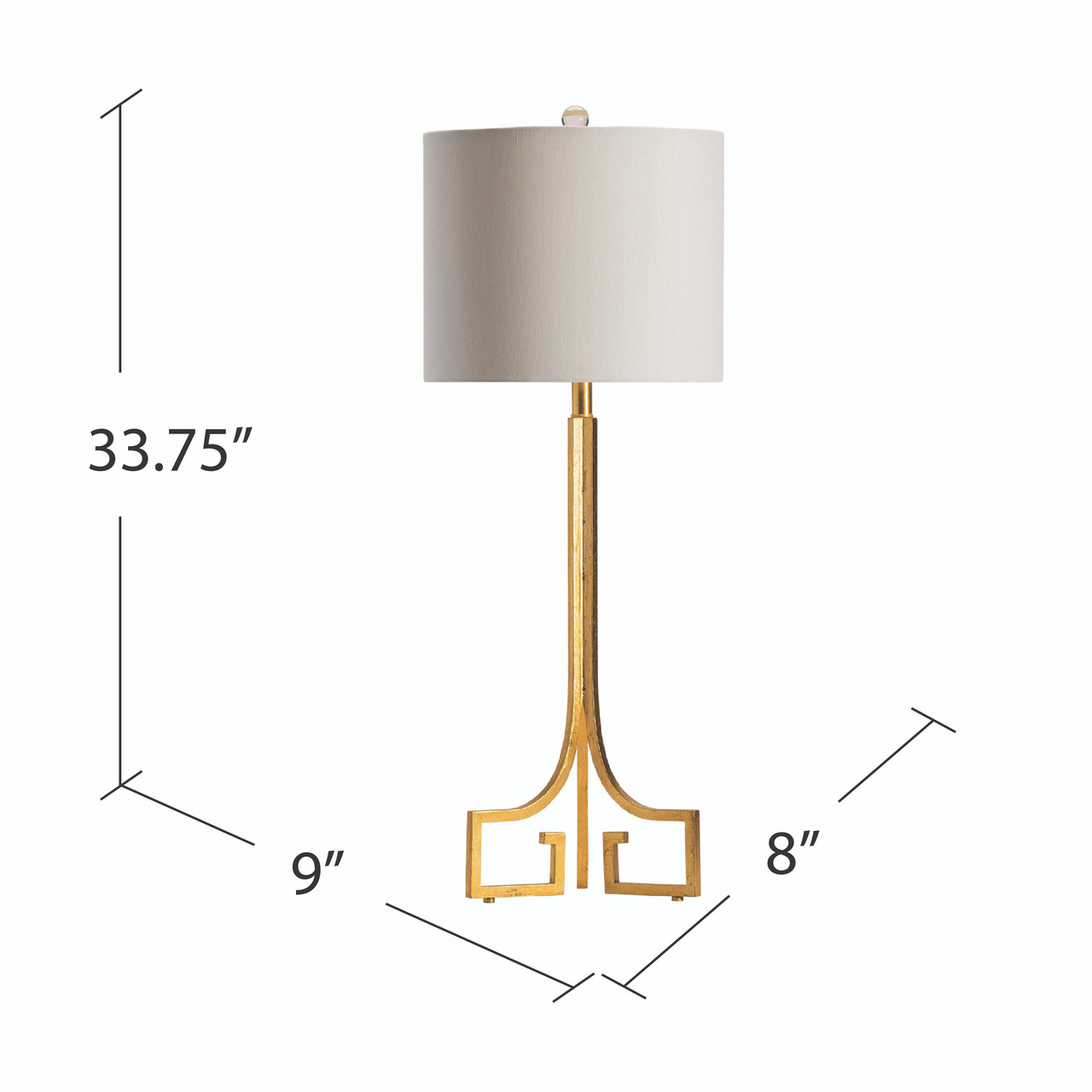 CRESTVIEW COLLECTION CVAER874 Lux Table Lamp