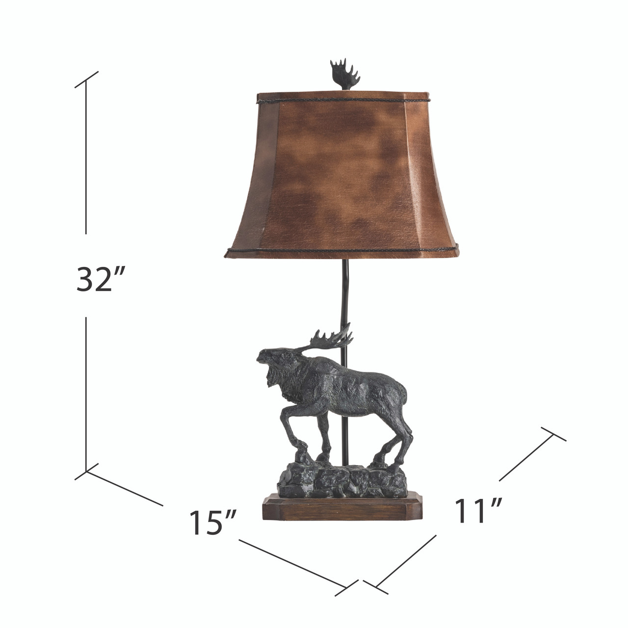 CRESTVIEW COLLECTION CVATP582 Majestic Table Lamp