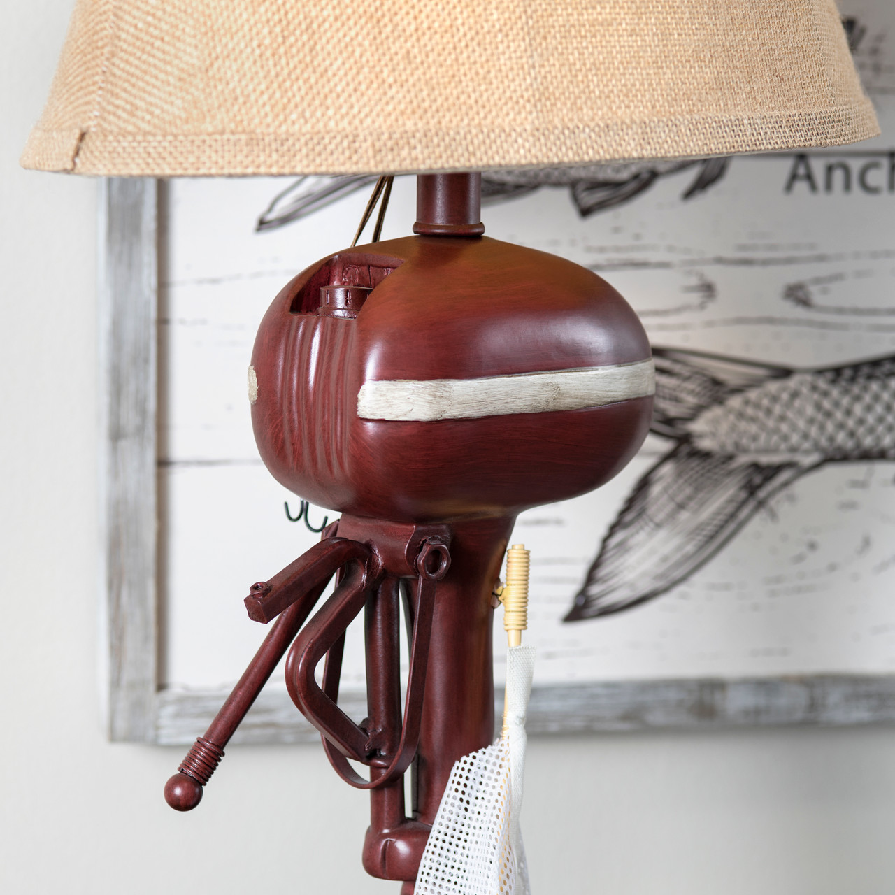 CRESTVIEW COLLECTION CVATP159 Motor Boating Table Lamp