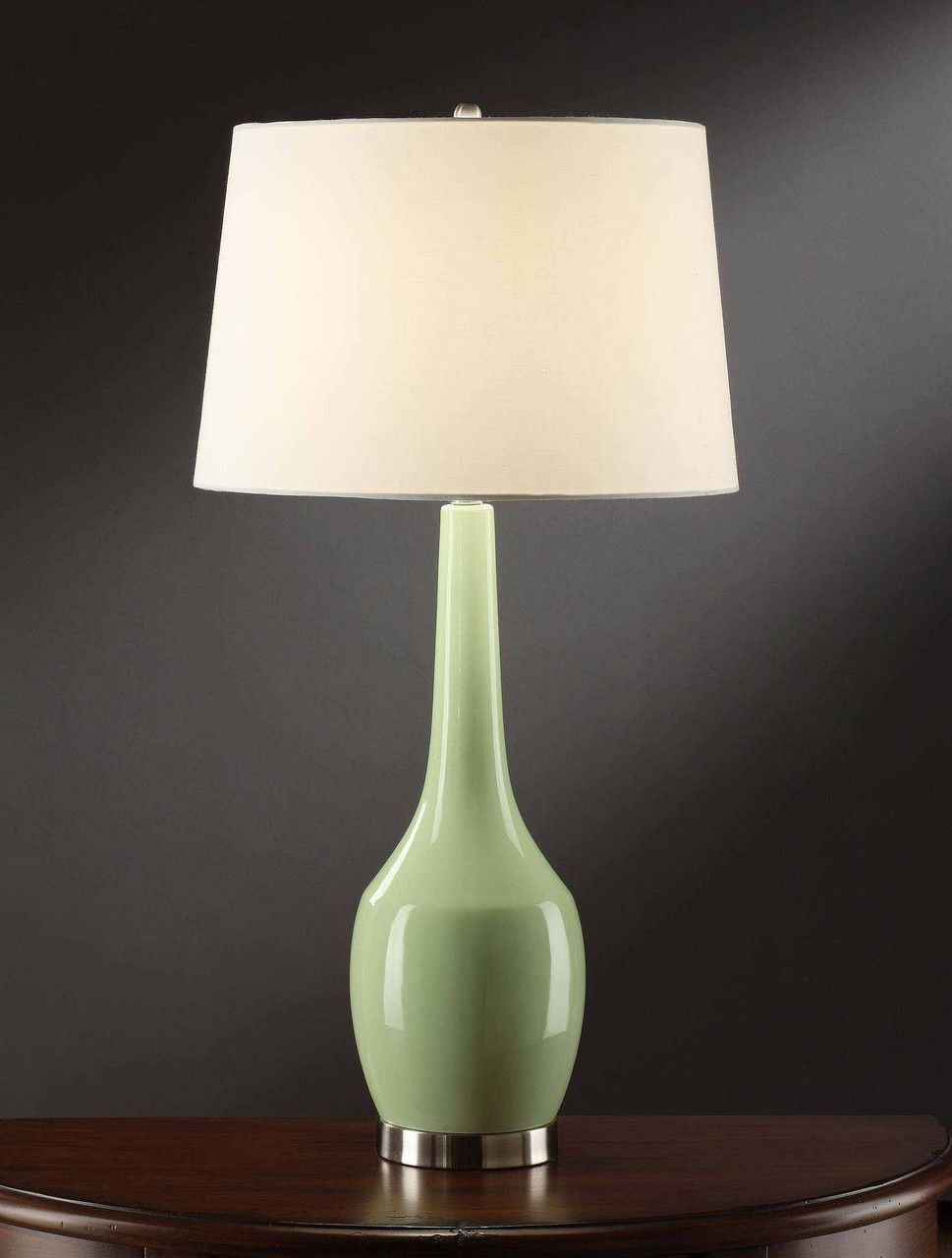 CRESTVIEW COLLECTION CVAP1344B Nina Green Table Lamp
