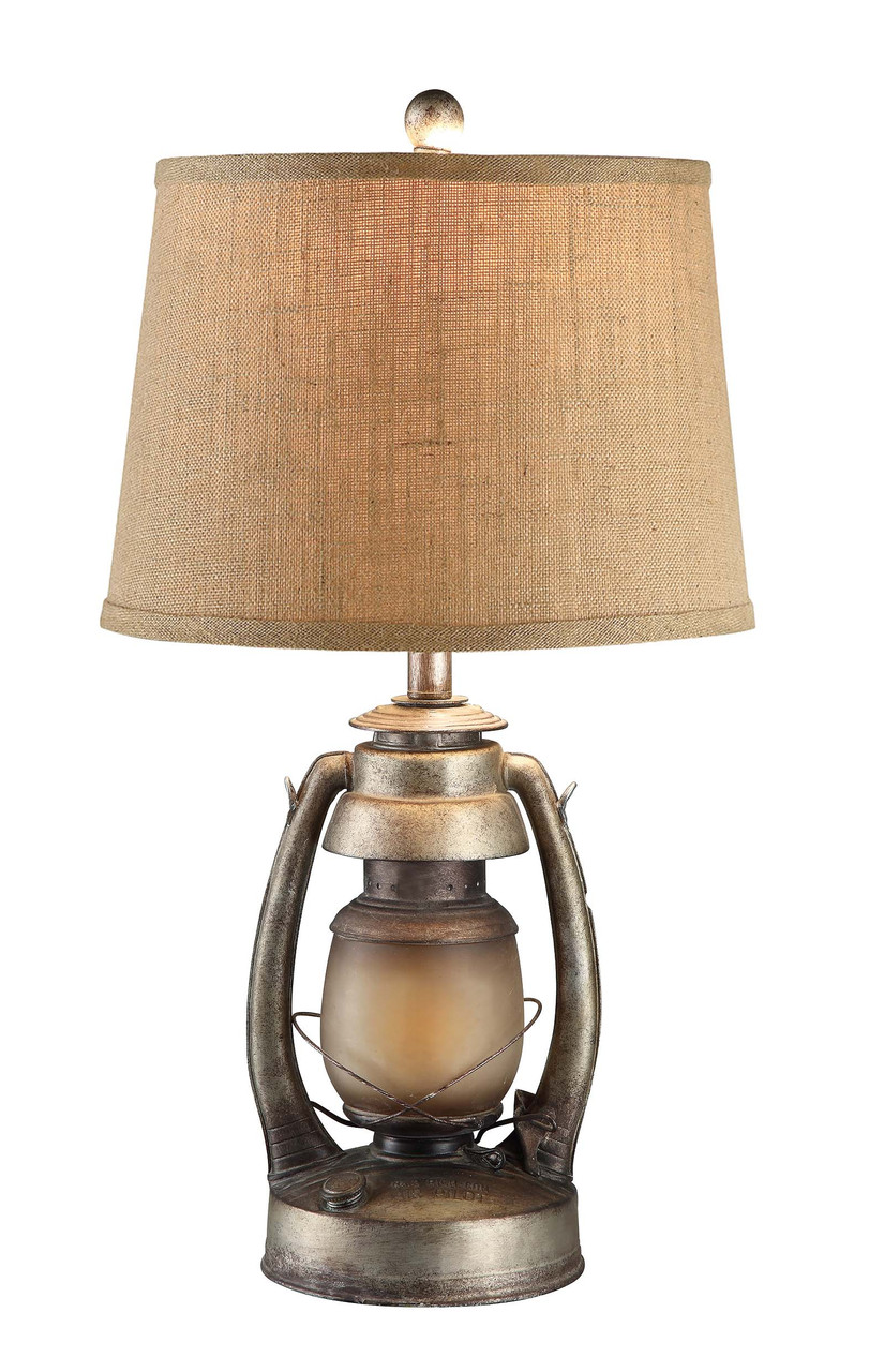 CRESTVIEW COLLECTION CIAUP530 Oil Lantern Table Lamp