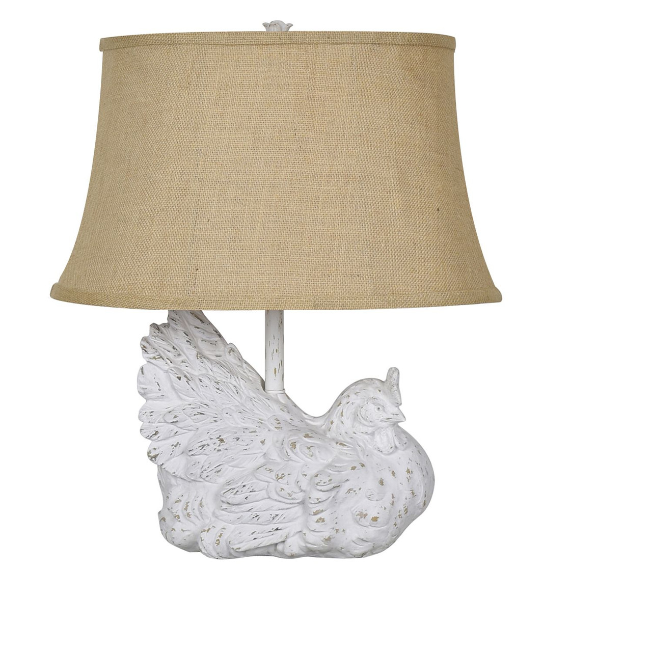 CRESTVIEW COLLECTION CVAVP894 Rooster Table Lamp