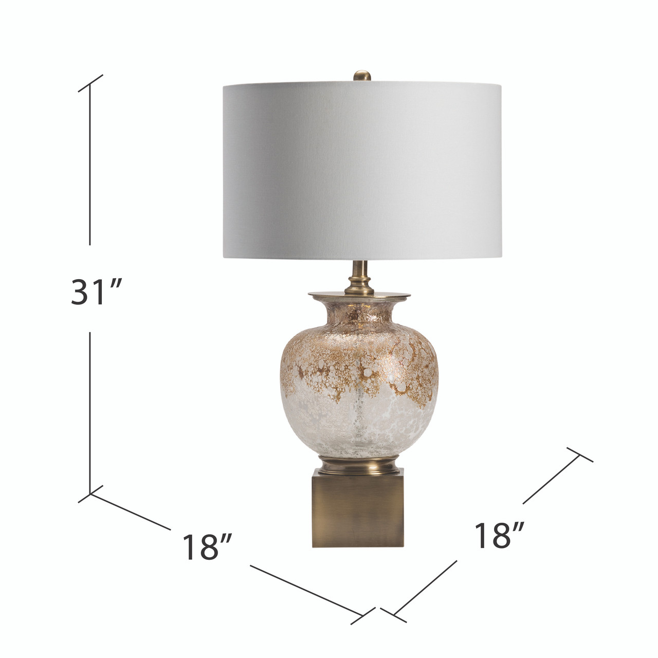 CRESTVIEW COLLECTION CVABS1372 Selborne Table Lamp