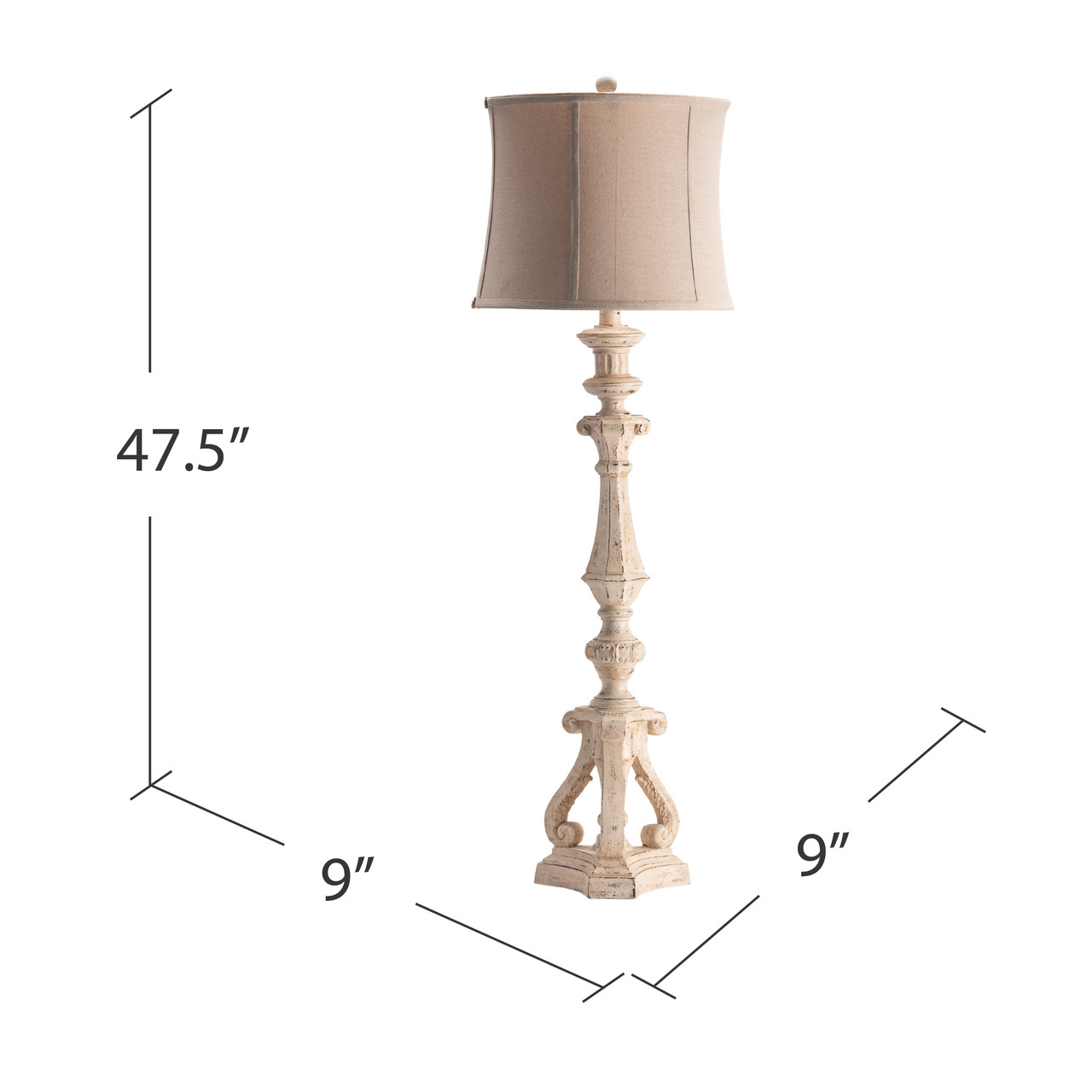 CRESTVIEW COLLECTION CVAUP961 Serenity Table Lamp