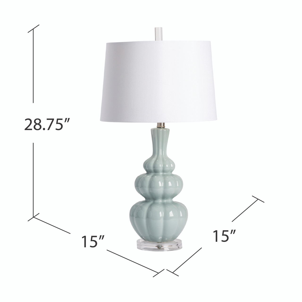 CRESTVIEW COLLECTION CVAP1809 Strata Table Lamp