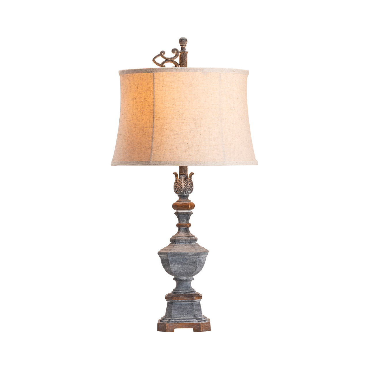 CRESTVIEW COLLECTION CVAUP864 Weather Vane Table Lamp 34"Ht.