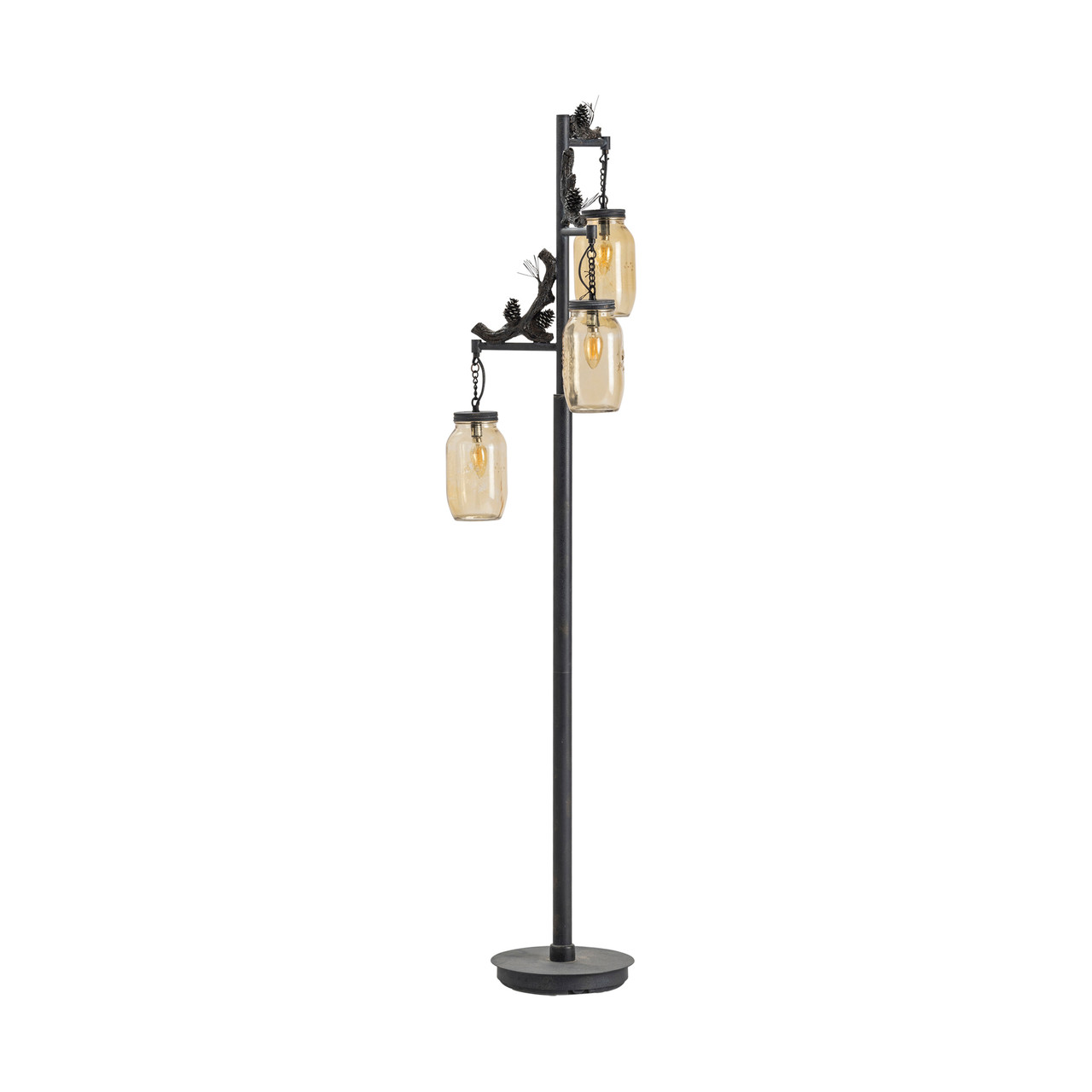 CRESTVIEW COLLECTION CVAER740 Fire Catcher Floor Lamp