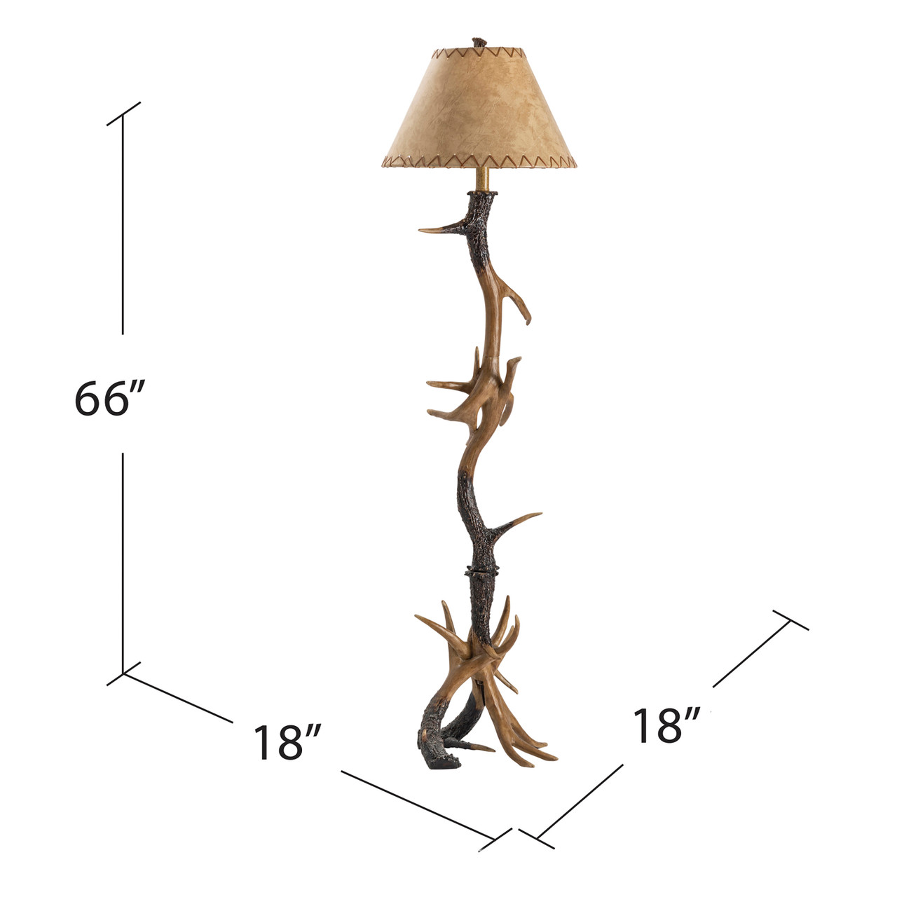 CRESTVIEW COLLECTION CVANP950 Trophy Floor Lamp
