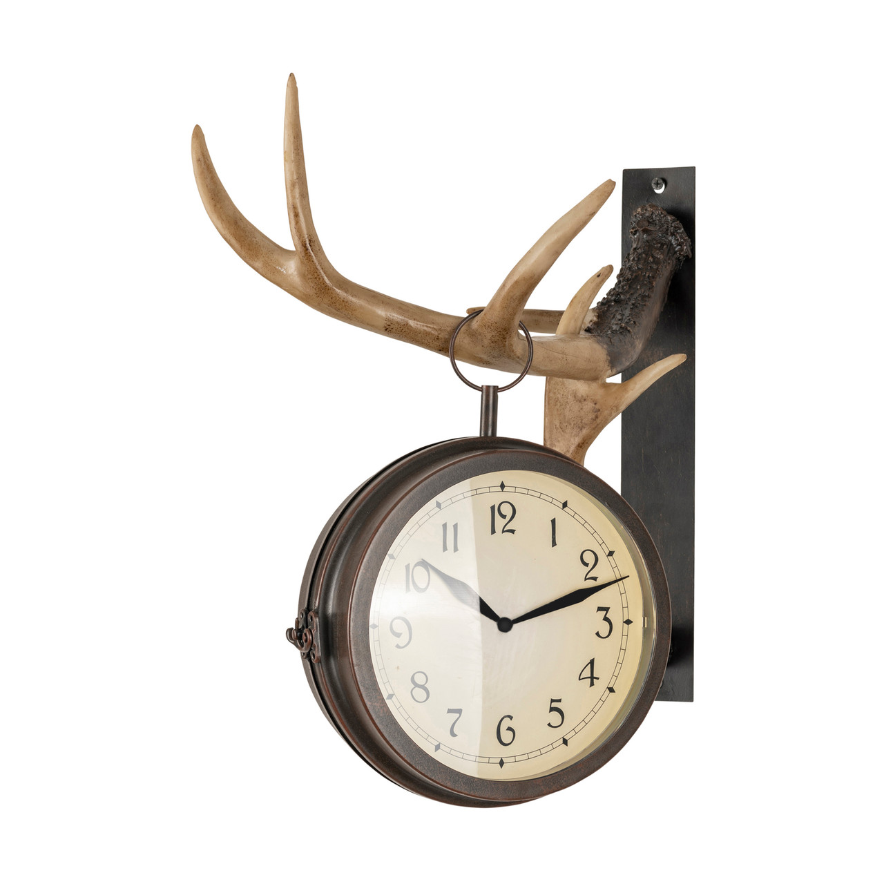 CRESTVIEW COLLECTION CVCKA262 Deer Park Clock