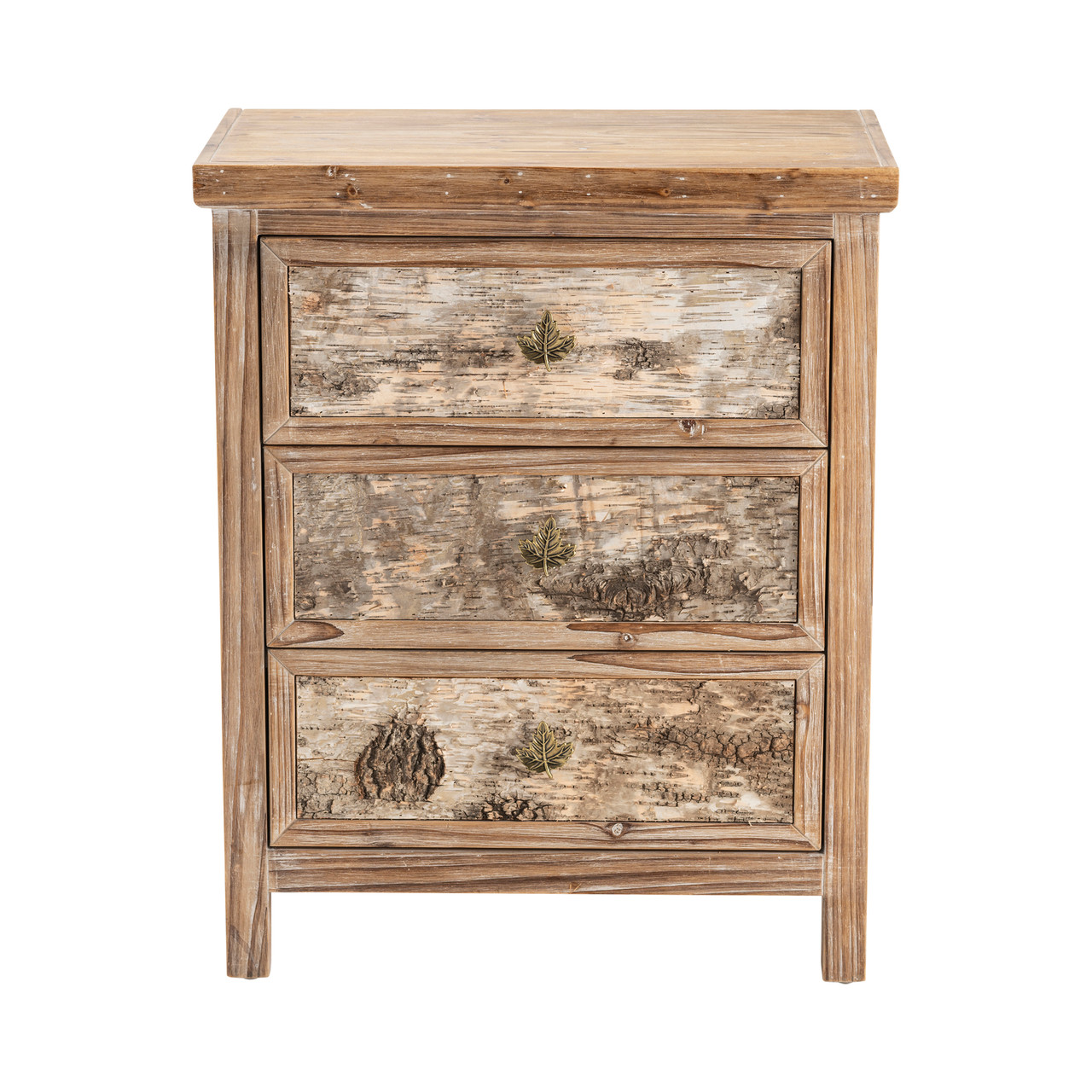 CRESTVIEW COLLECTION CVFZR4107 Maple Ridge 3 Drawer Chest