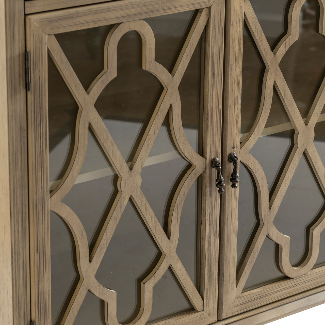 CRESTVIEW COLLECTION CVFVR8015 Hawthorne Estate 2 Drawer 4 Door Fretwork Sideboard