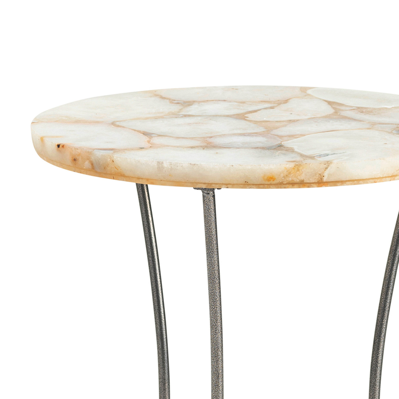 CRESTVIEW COLLECTION CVFNR501 Bengal Manor Cream Agate Table