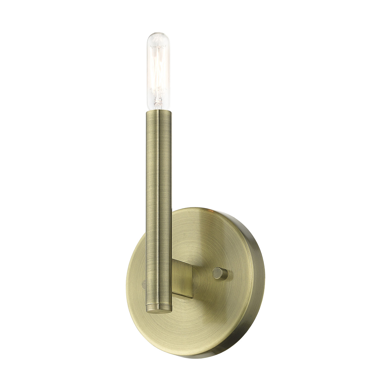 LIVEX LIGHTING 51171-01 1 Light Antique Brass ADA Sconce