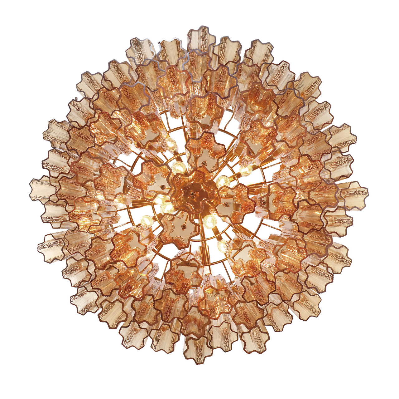 CRYSTORAMA ADD-316-AG-AM Addis 16 Light Aged Brass Chandelier