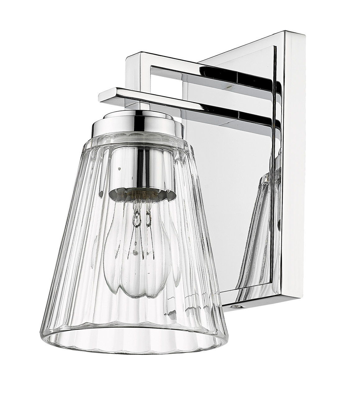 Z-LITE 823-1S-CH 1-Light Wall Sconce, Chrome