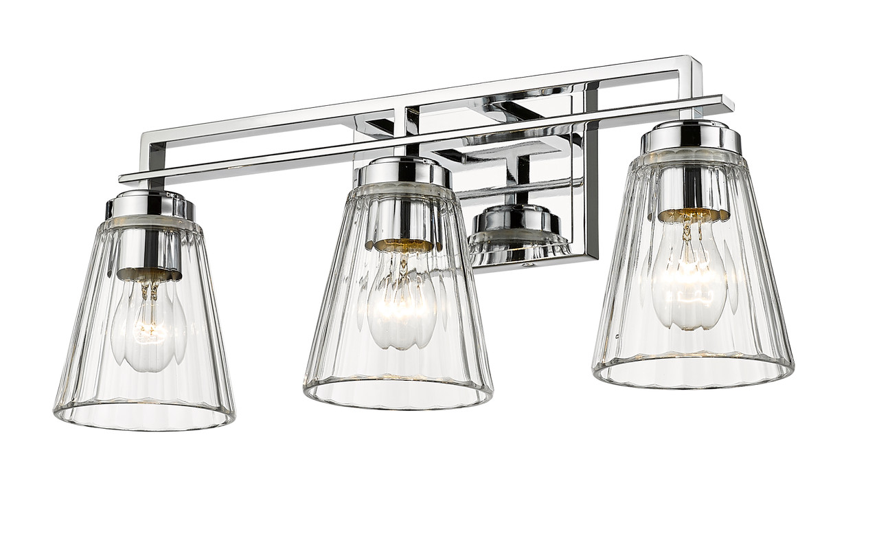 Z-LITE 823-3V-CH 3-Light Vanity, Chrome