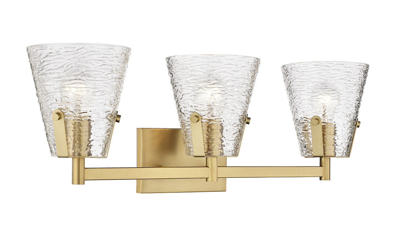 Z-LITE 1101-3V-MGLD 3-Light Vanity, Modern Gold