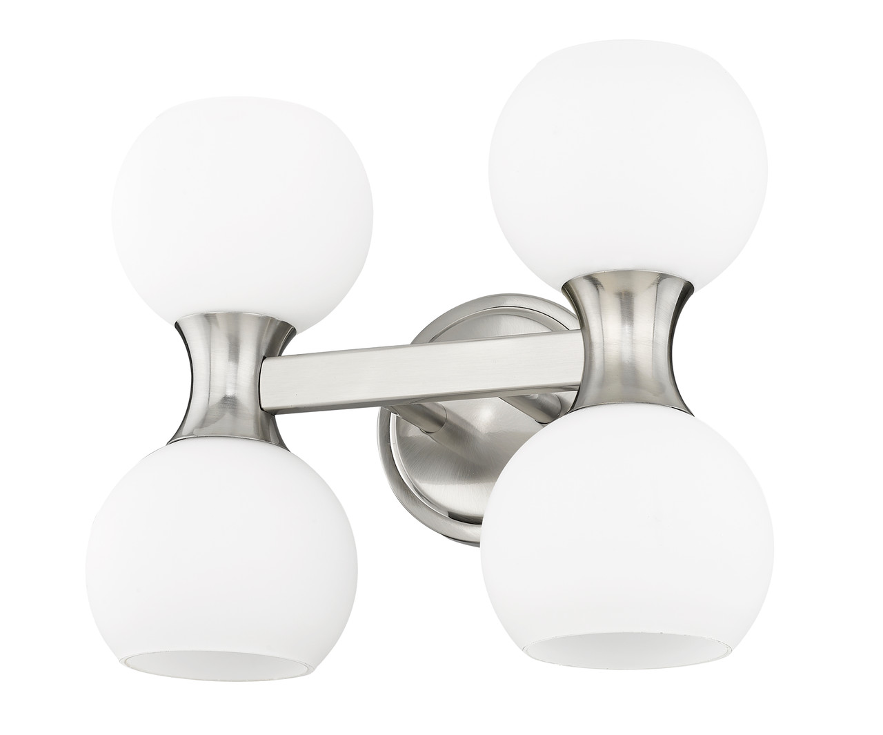 Z-LITE 494-4V-BN 4-Light Vanity, Brushed Nickel