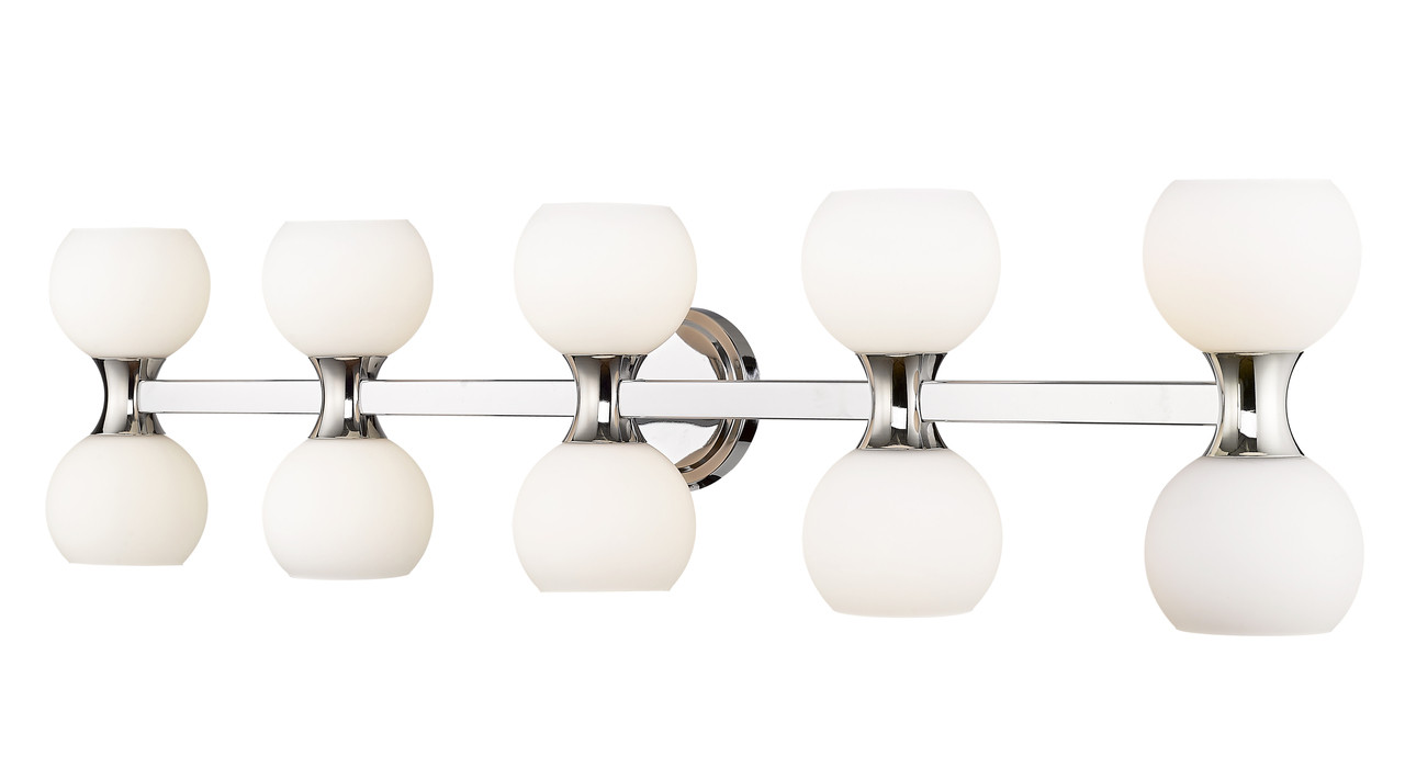 Z-LITE 494-10V-CH 10-Light Vanity, Chrome