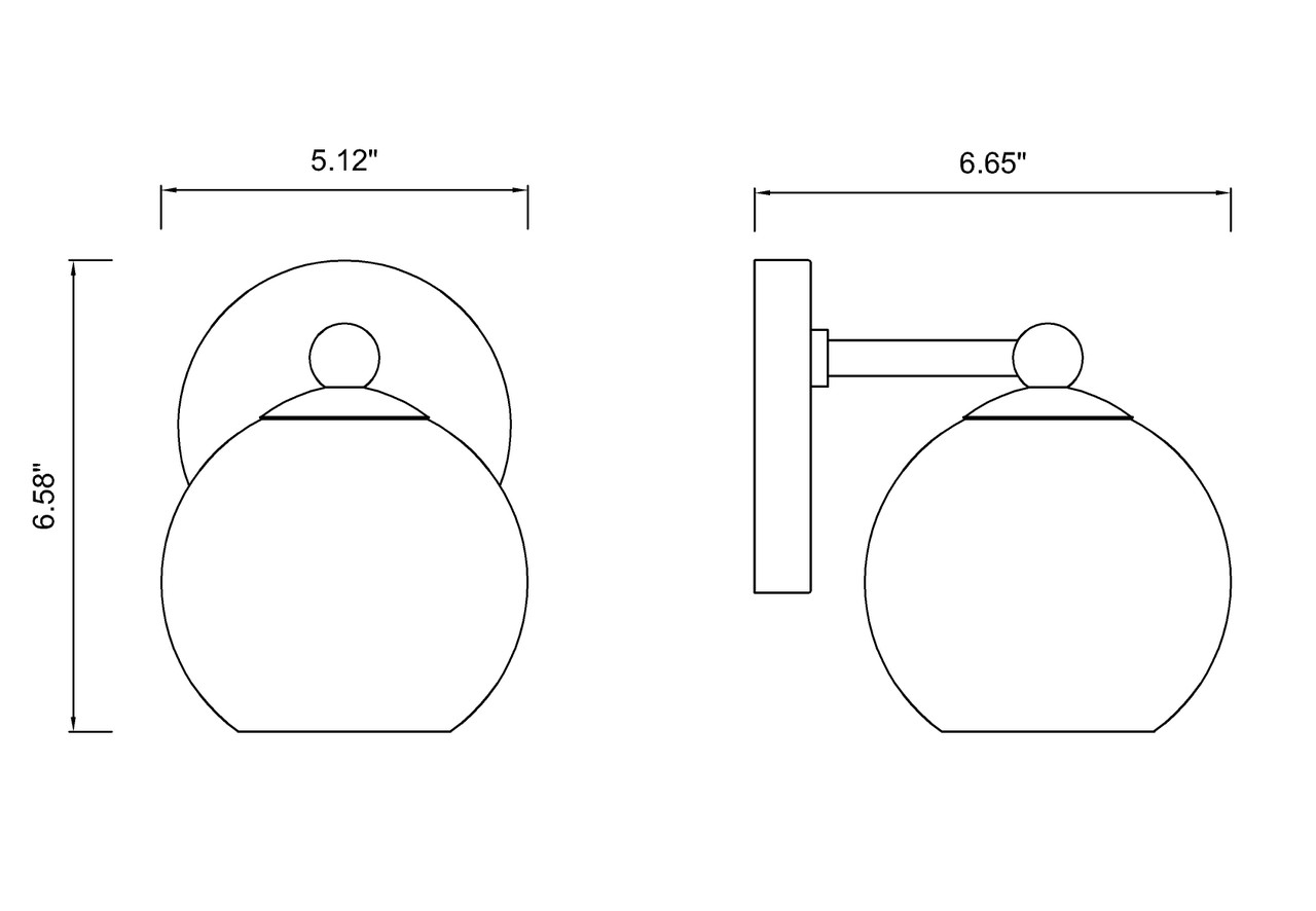 Z-LITE 1100-1S-BN 1-Light Wall Sconce, Brushed Nickel