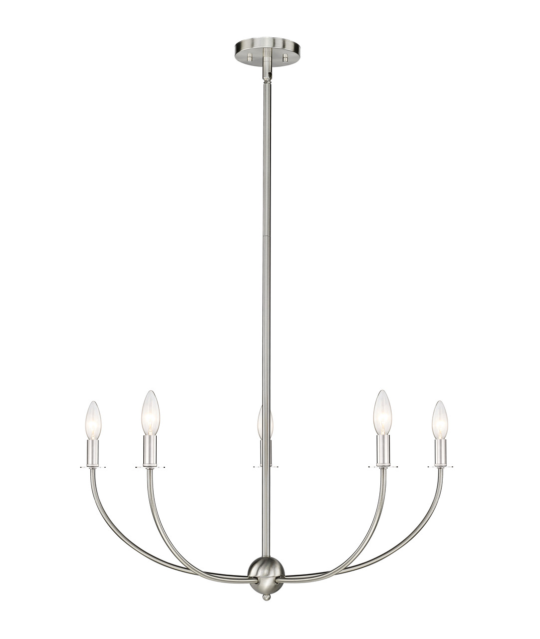 Z-LITE 3040-32BN 5-Light Chandelier, Brushed Nickel