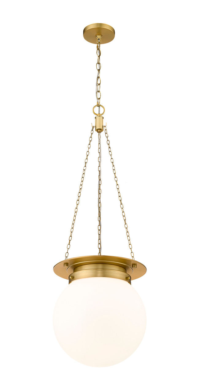 Z-LITE 7505P13-HBR 1-Light Pendant, Heritage Brass