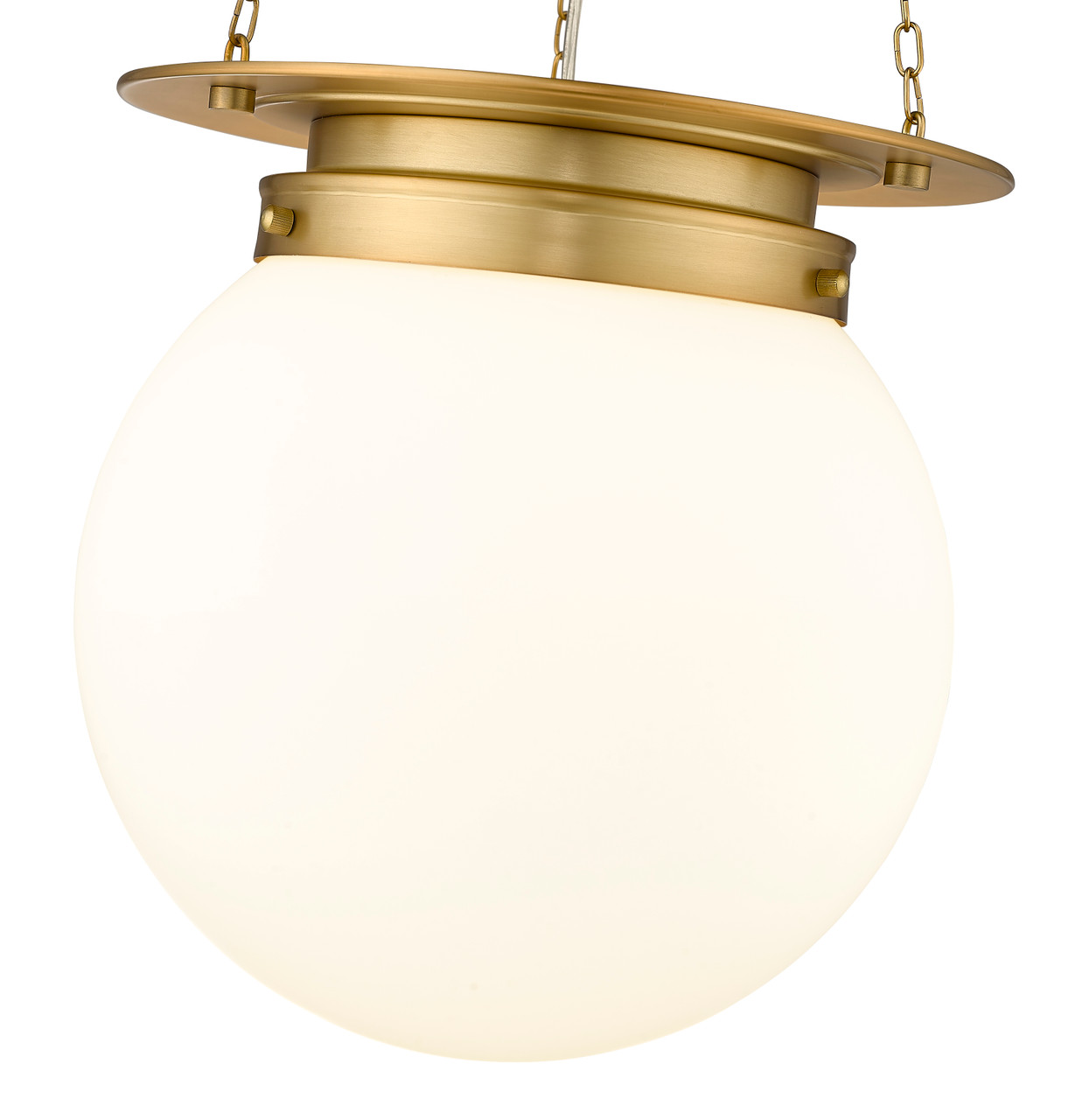Z-LITE 7505P13-HBR 1-Light Pendant, Heritage Brass