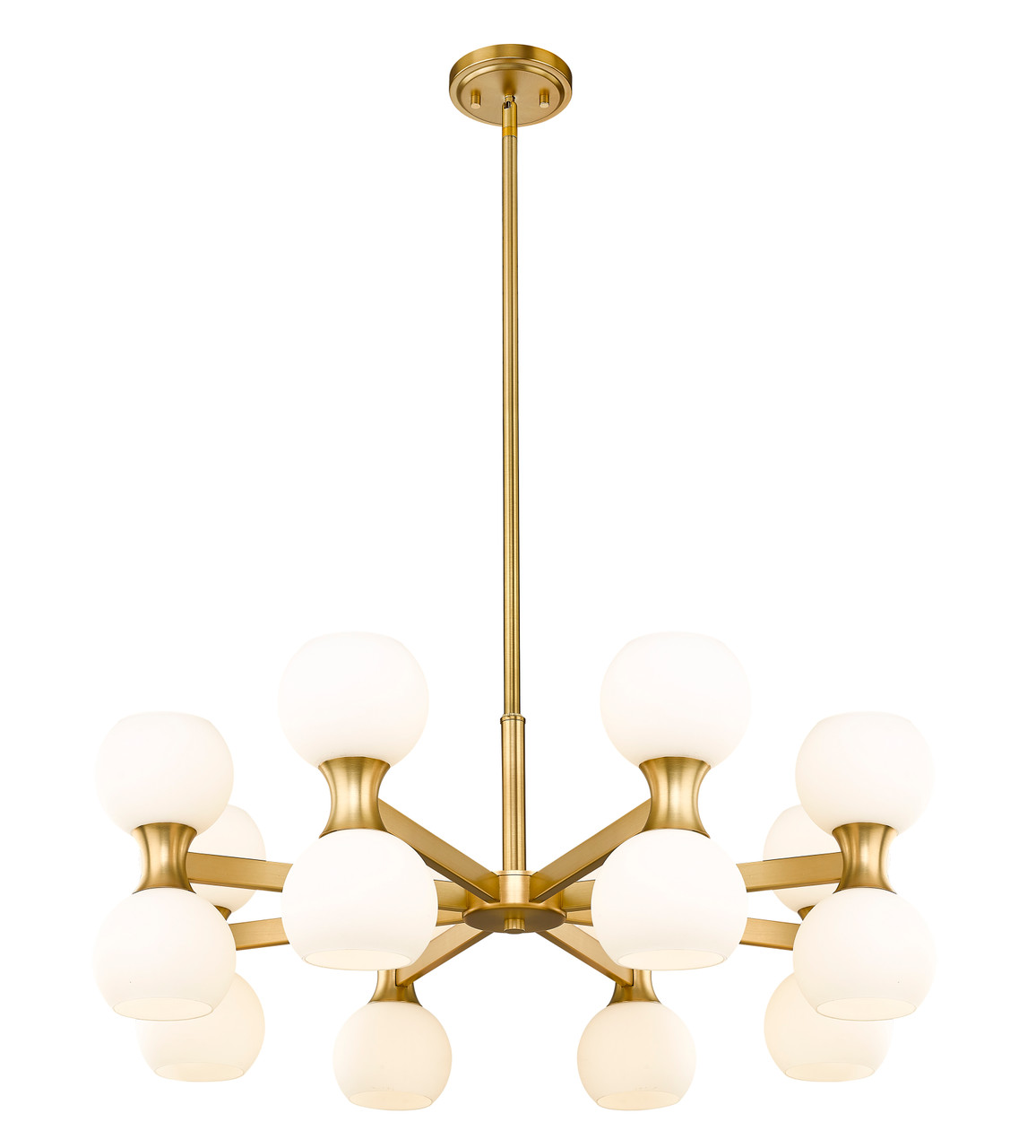Z-LITE 494-16MGLD 16-Light Chandelier, Modern Gold