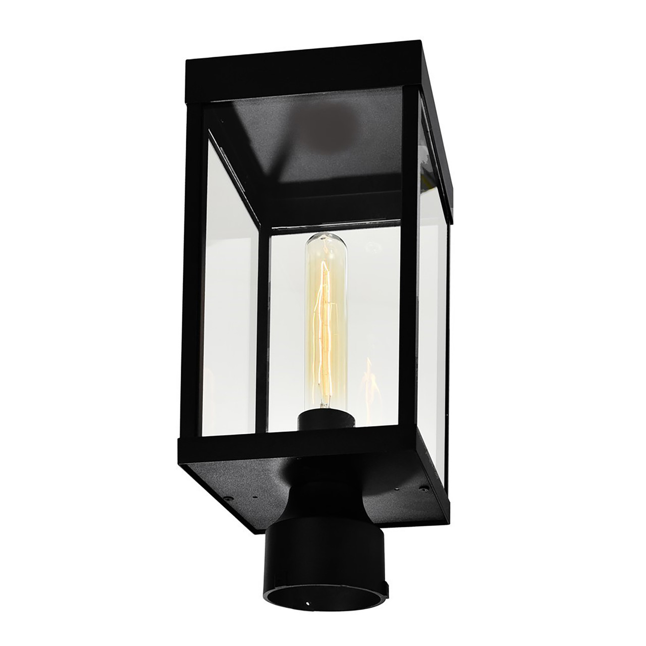 CWI LIGHTING 1695PT6-1-101 Windsor 1 Light Black Outdoor Lantern Head