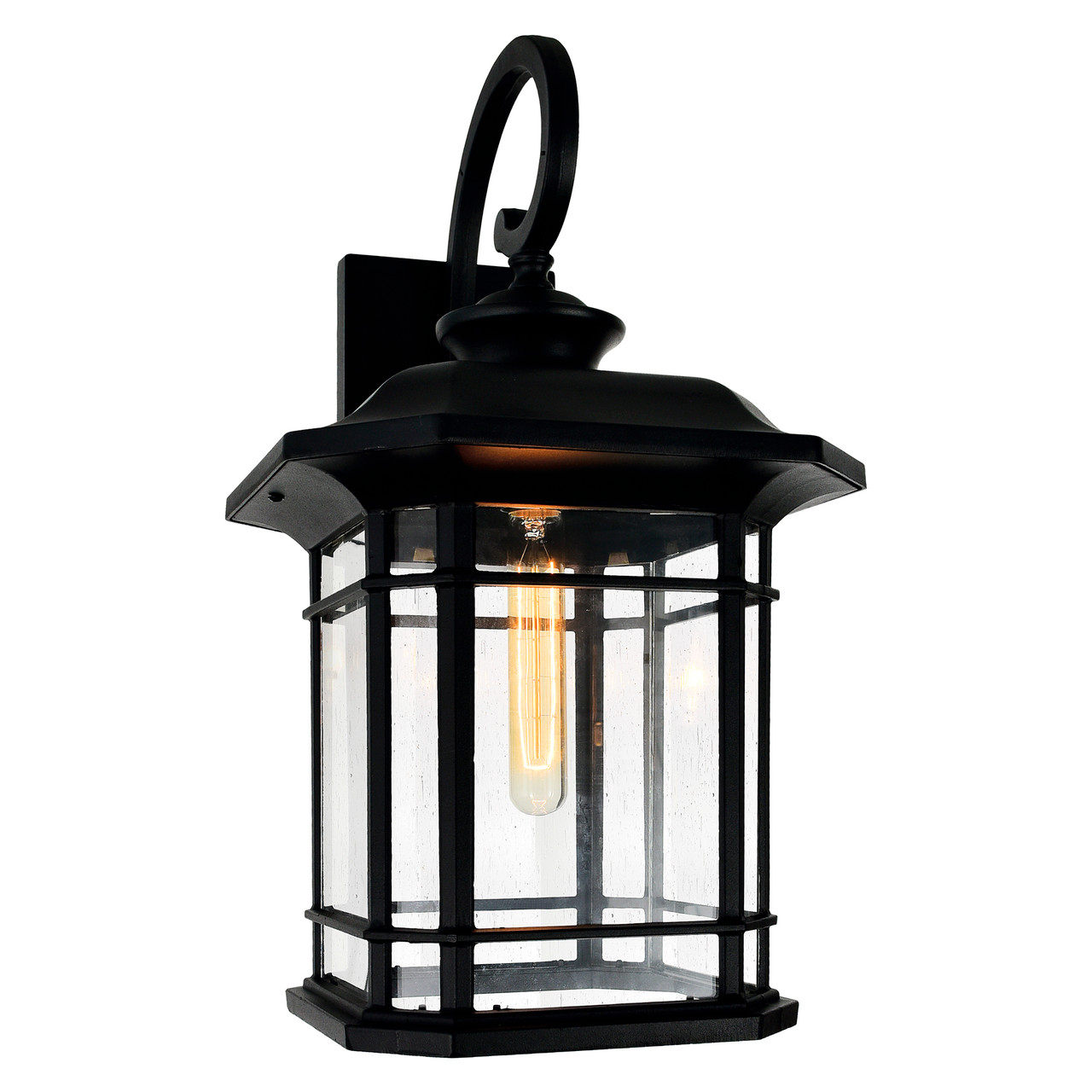 CWI LIGHTING 0411W11-1-101 Blackburn 1 Light Black Outdoor Wall Light