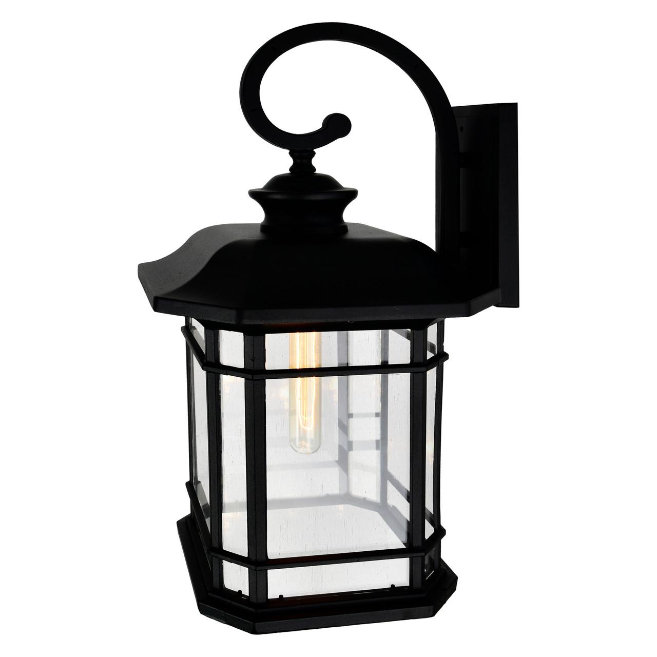 CWI LIGHTING 0411W11-1-101 Blackburn 1 Light Black Outdoor Wall Light