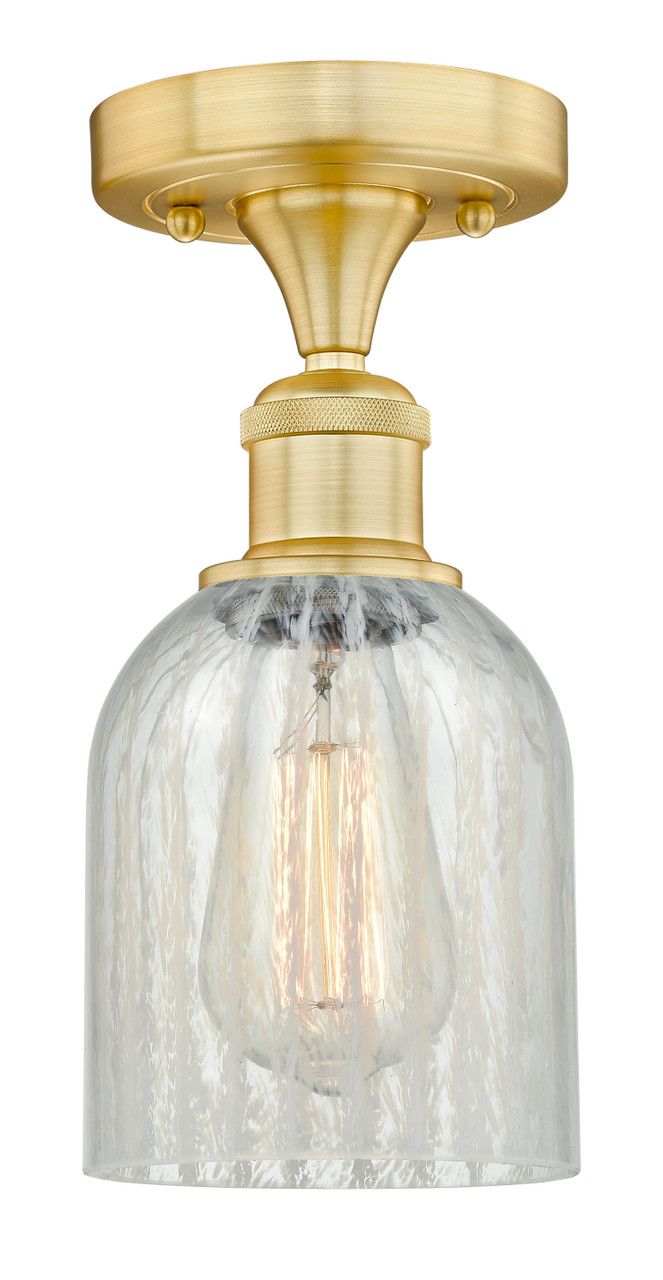 INNOVATIONS 616-1F-SG-G2511 Caledonia 1 5 inch Flush Mount Satin Gold