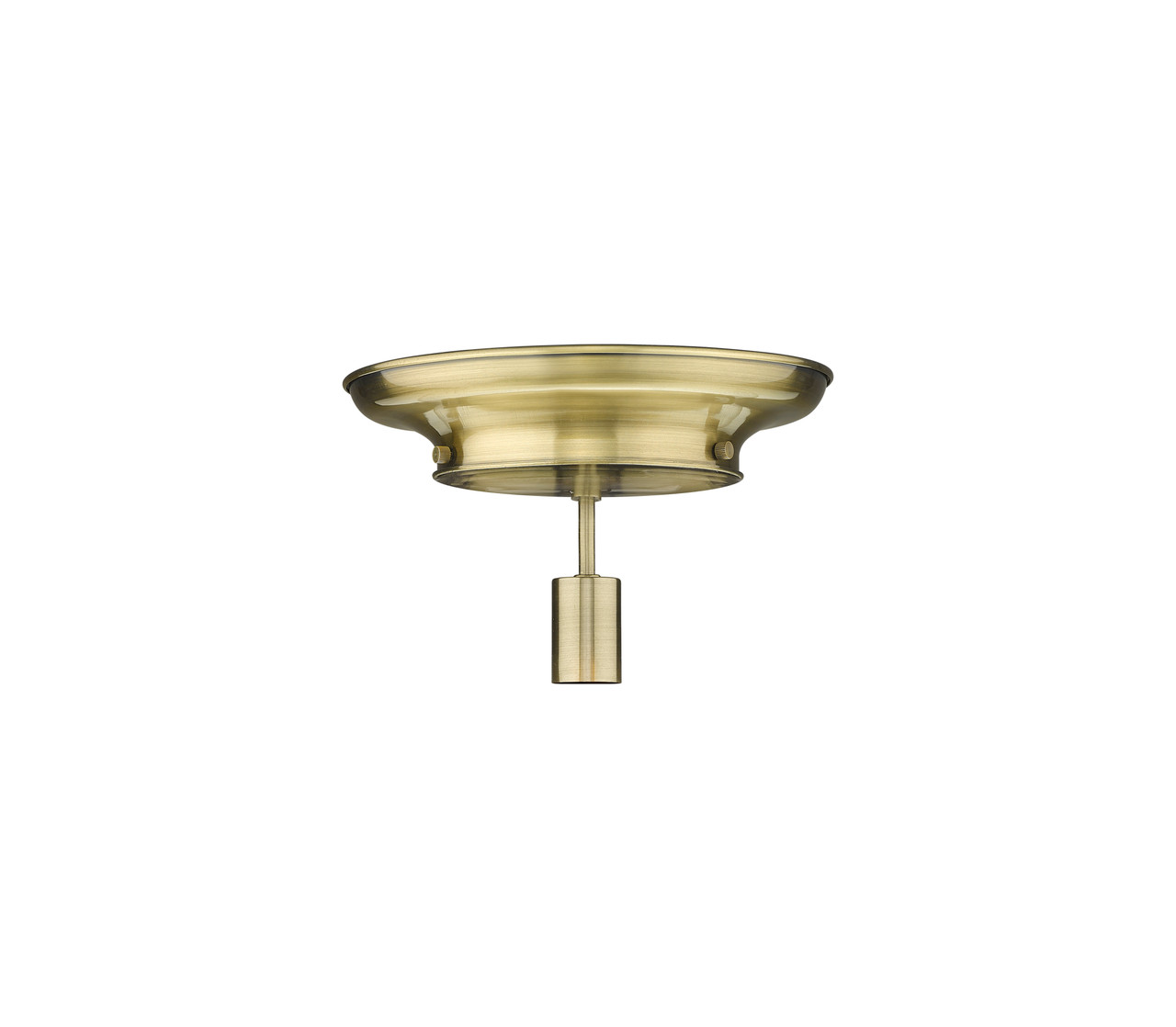 INNOVATIONS 221-1F-AB Beacon 1 16 inch Flush Mount Antique Brass