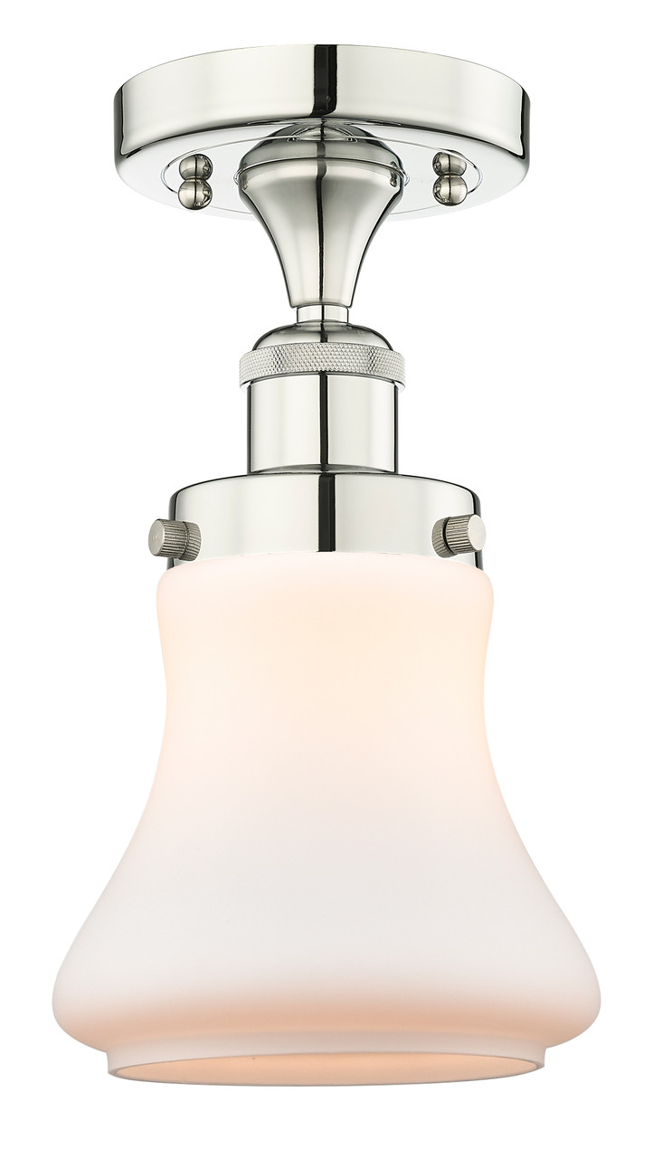 INNOVATIONS 616-1F-PN-G191 Bellmont 1 6.5 inch Semi-Flush Mount Polished Nickel