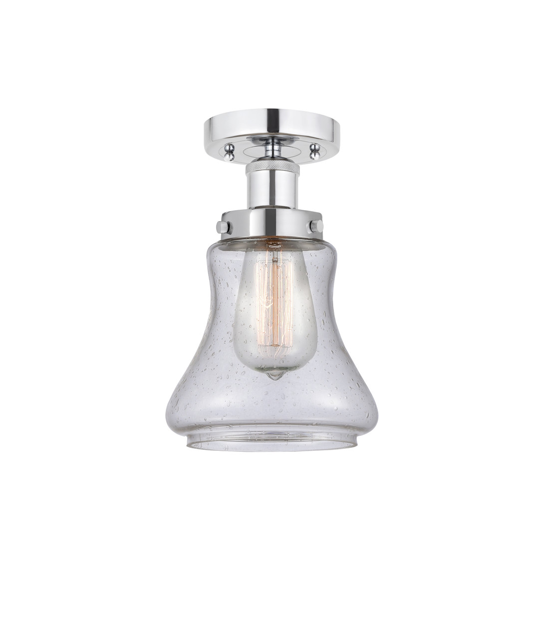 INNOVATIONS 616-1F-PC-G194 Bellmont 1 Light 6.5 inch Semi-Flush Mount Polished Chrome
