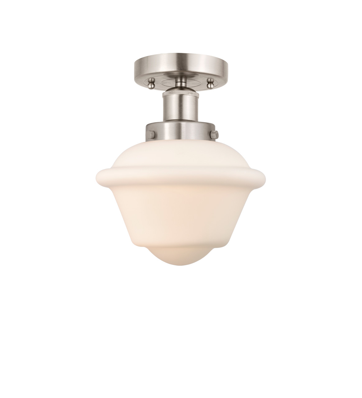 INNOVATIONS 616-1F-SN-G531 Oxford 1 Light 6.5 inch Semi-Flush Mount Brushed Satin Nickel