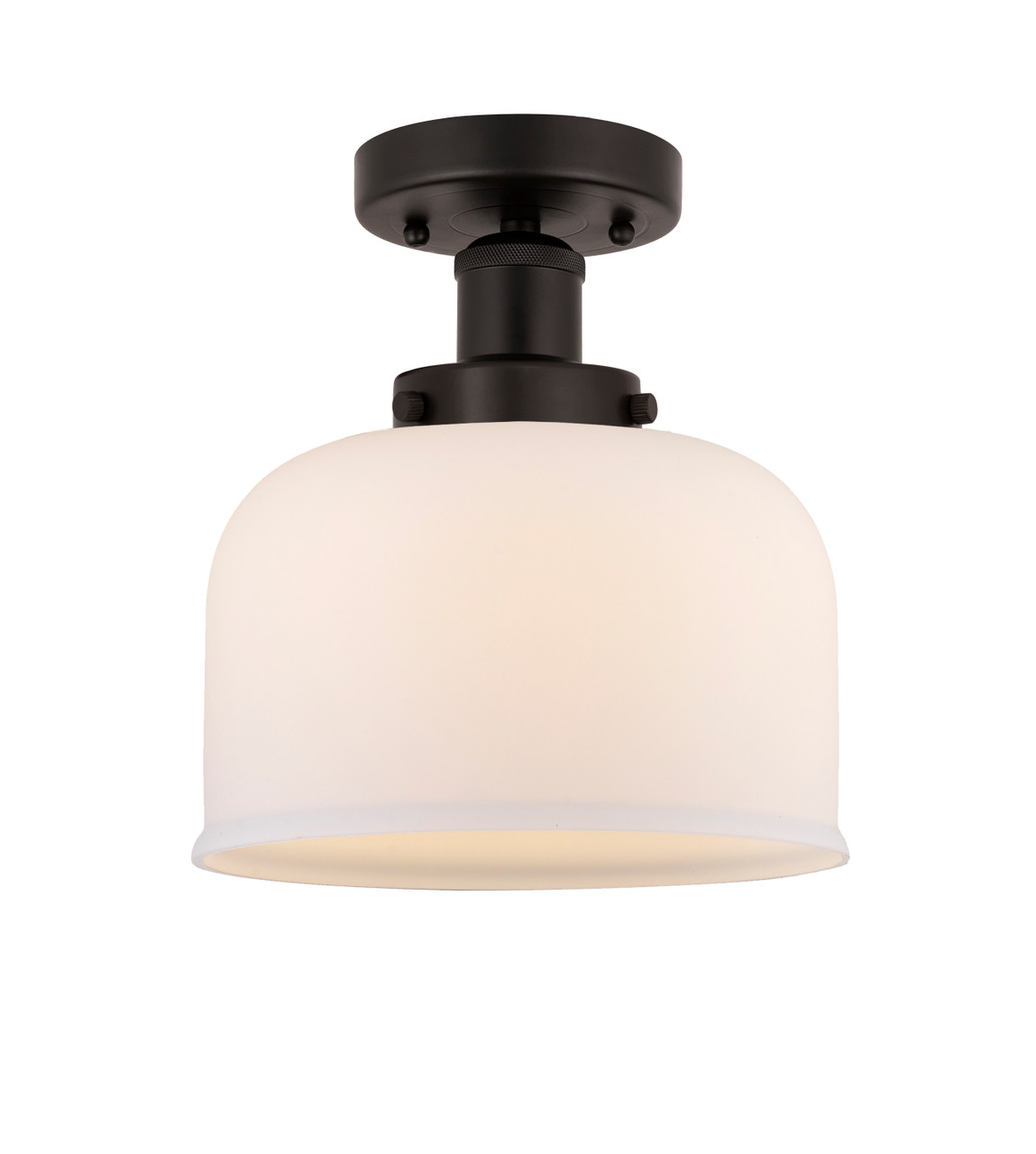 INNOVATIONS 616-1F-OB-G71 Bell 1 Light 6.5 inch Semi-Flush Mount Oil Rubbed Bronze