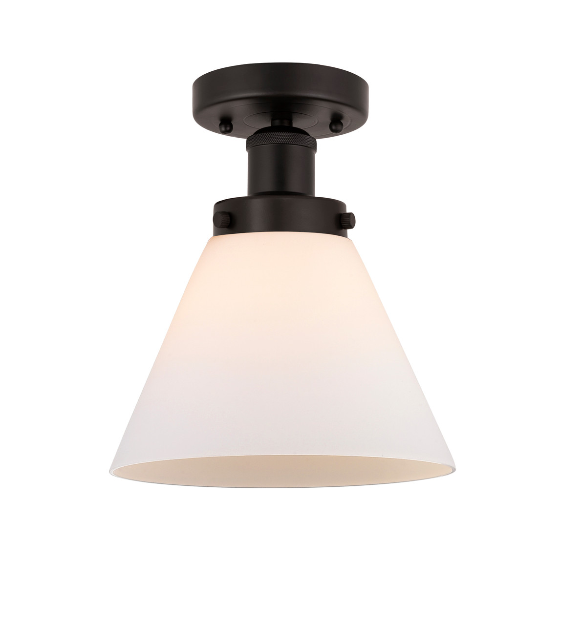 INNOVATIONS 616-1F-OB-G41 Cone 1 Light 7.75 inch Semi-Flush Mount Oil Rubbed Bronze