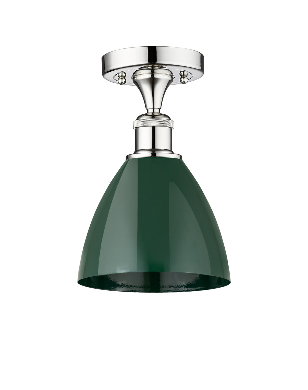 INNOVATIONS 616-1F-PC-MBD-75-GR Edison 1 7.5 inch Semi-Flush Mount Polished Chrome