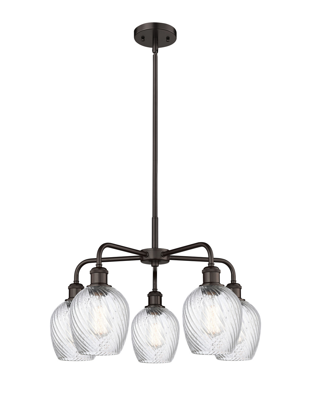 INNOVATIONS 516-5CR-OB-G292 Salina 5 23 inch Chandelier Oil Rubbed Bronze