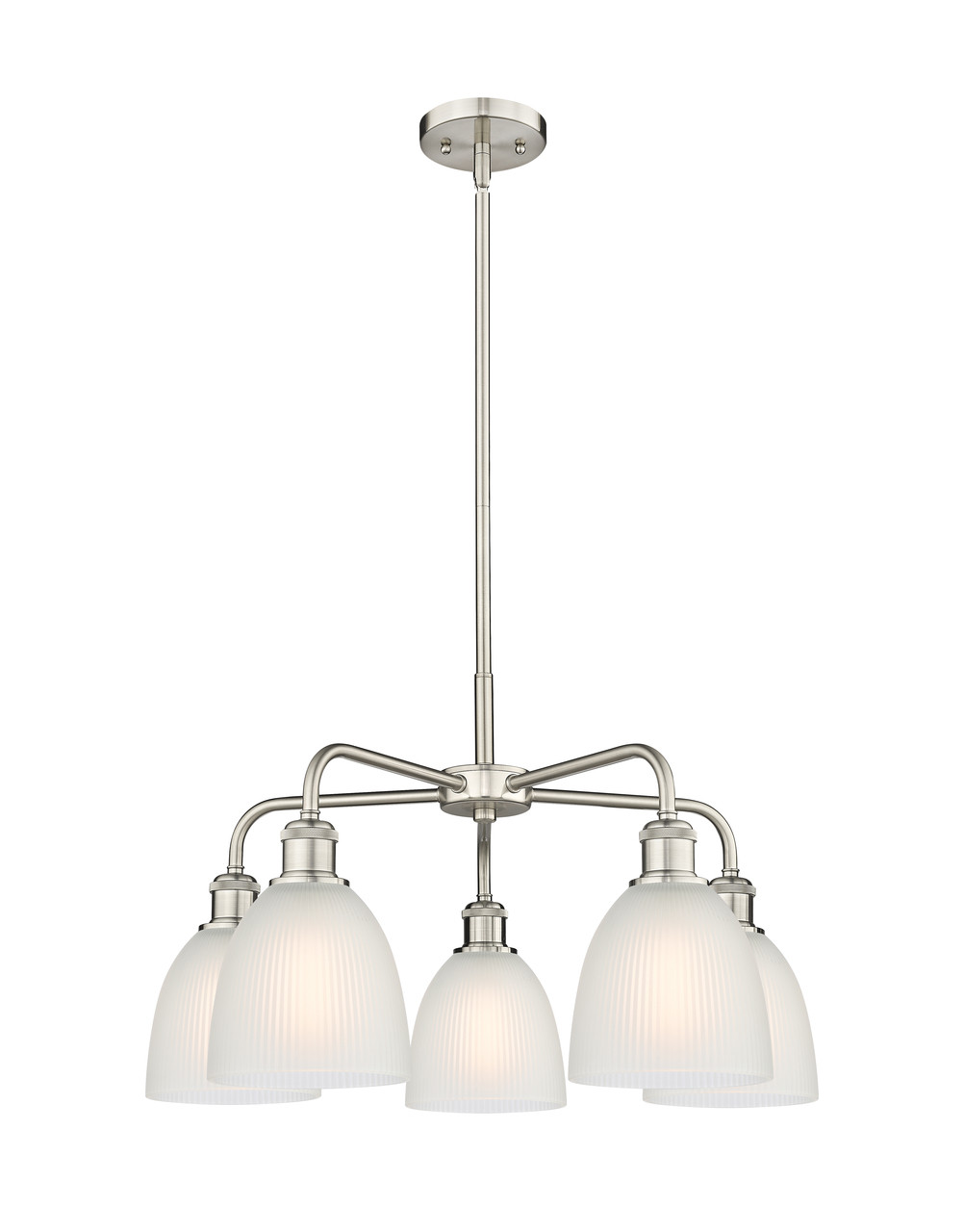INNOVATIONS 516-5CR-SN-G381 Castile 5 24 inch Chandelier Satin Nickel