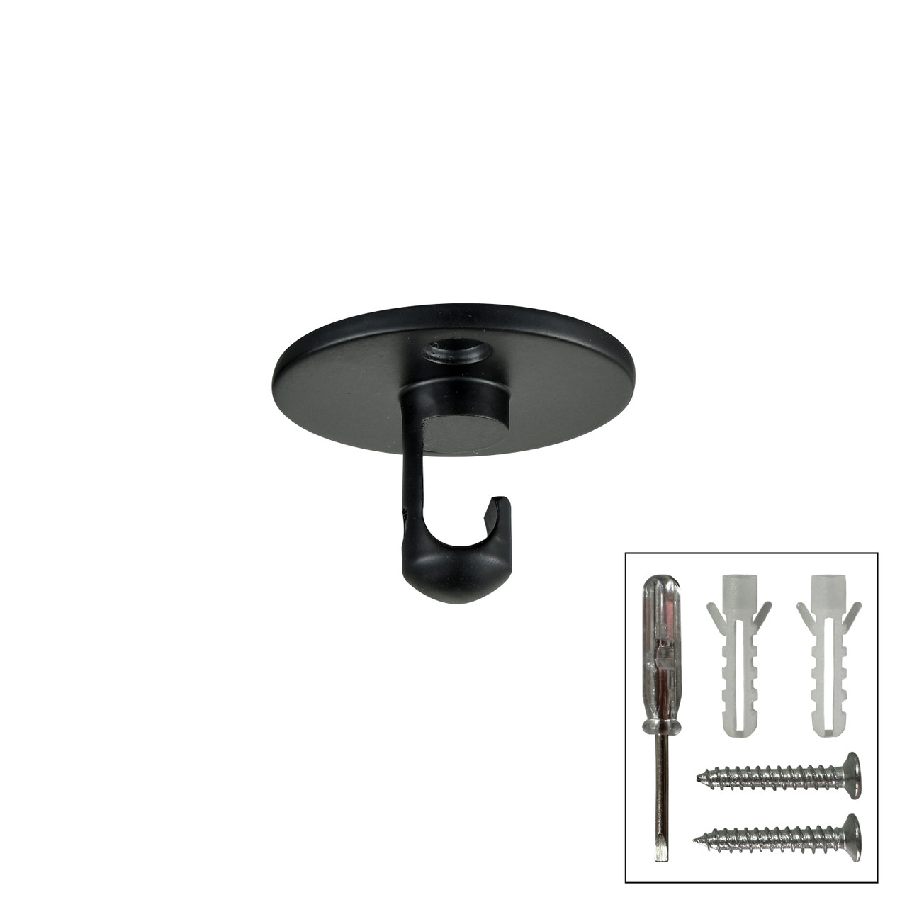 INNOVATIONS 009-BK Heavy Cast Hook Matte Black