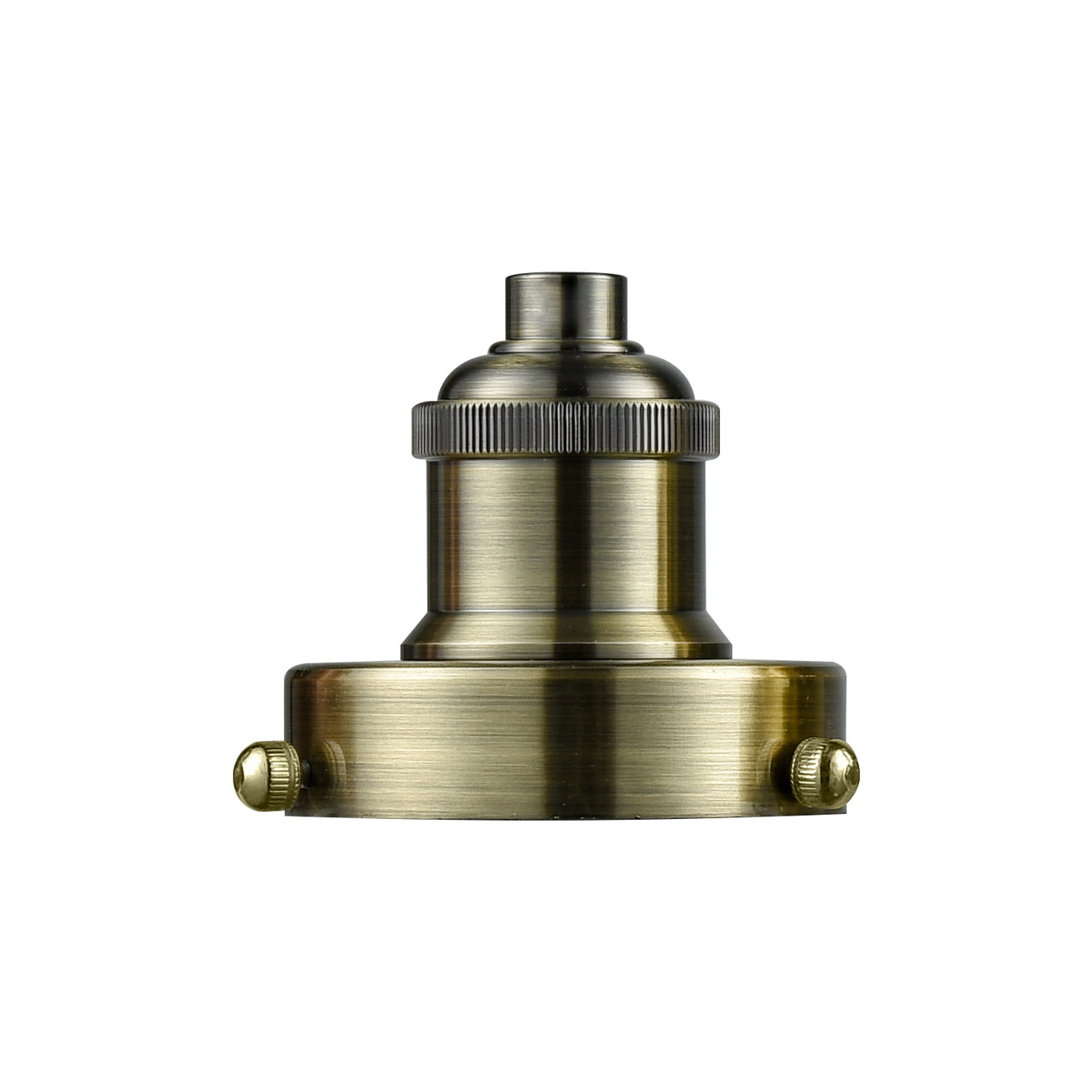 INNOVATIONS 001H-AB Edison 2 inch Socket Cover Antique Brass