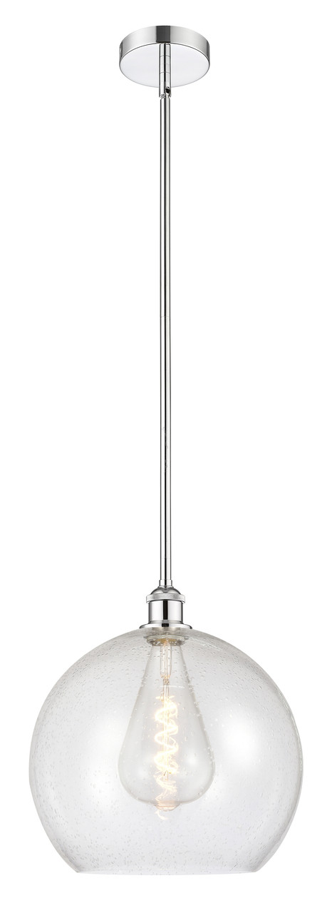 INNOVATIONS 616-1S-PC-G124-14 Athens 1 Light 13.75 inch Pendant Polished Chrome